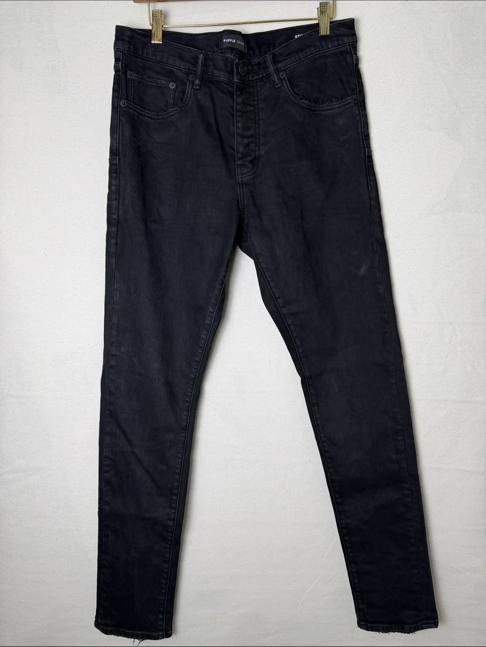 Purple Brand Men's Black Skinny Jeans